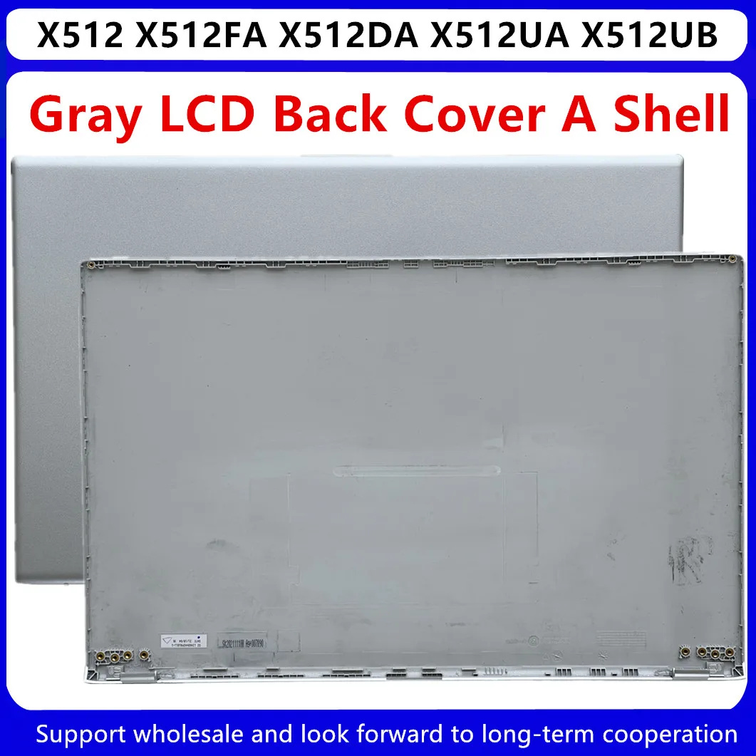 para Asus Vivobook X512 X512fa X512da X512ua X512ub V5000f V5000d Lcd Capa Traseira um Escudo Cinza Prata Novo - Imagem 2