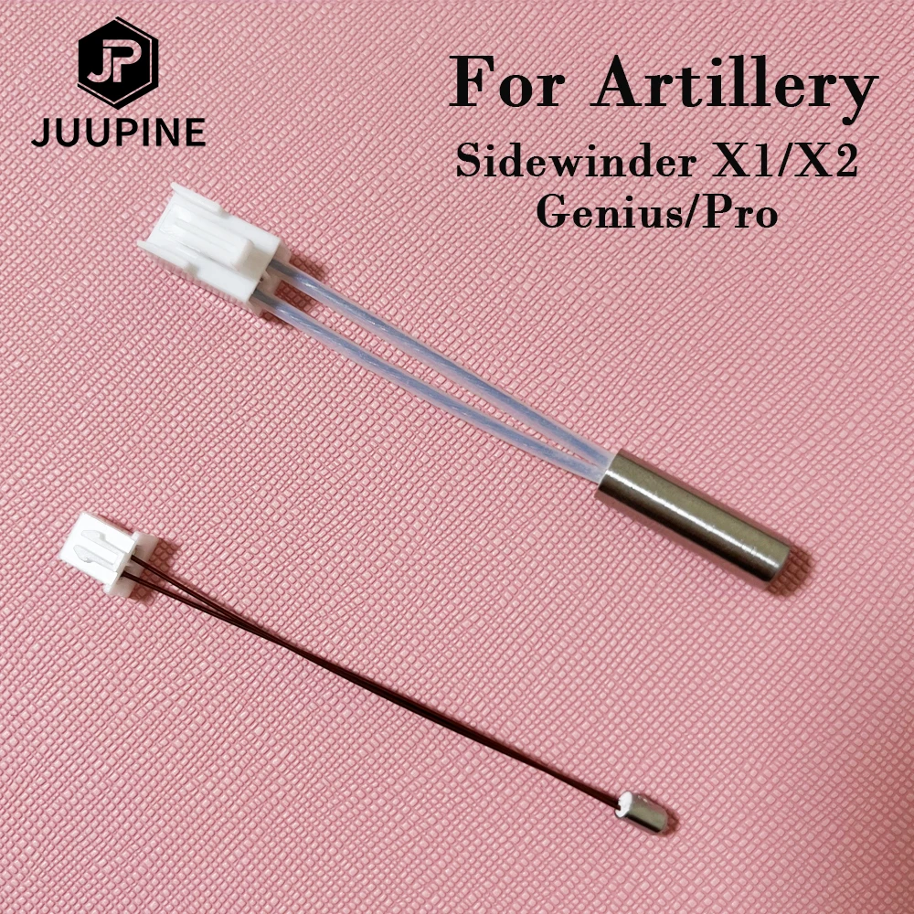 Thermistor Temperature Sensor 24V 64W Cartridge Heater Heating Tube For Artillery Sidewinder X1 Sidewinder X2 Genius Genius Pro 3d printer prats sidewinder x1 thermistor heating tube handle abl touch needle for sidewinder x2 and genius pro