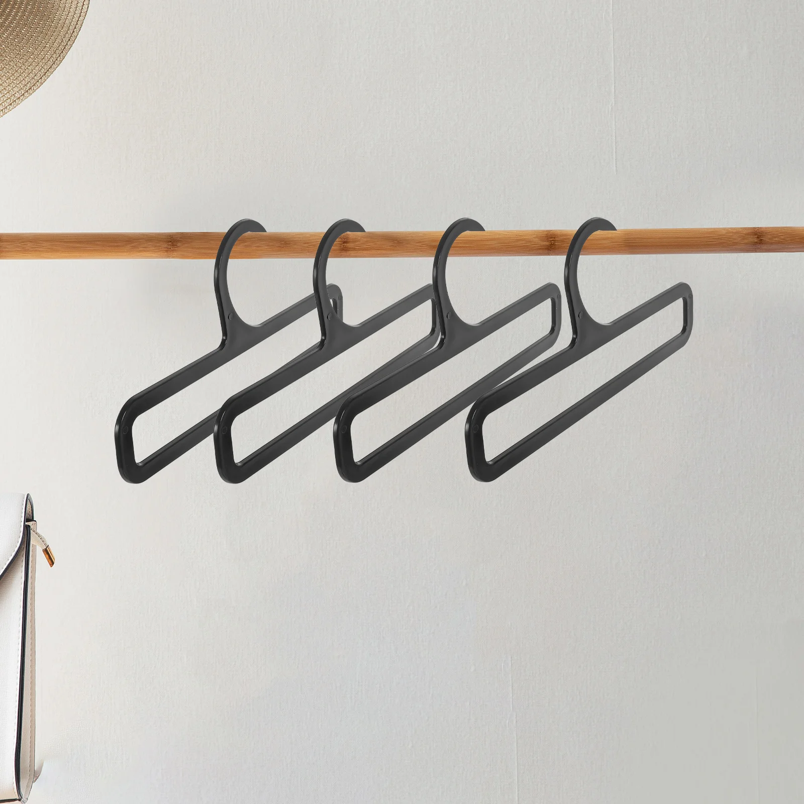 

10 Pcs Clothes Rack Hangers Holder Organizer Storage Belt for Closet Plastic Scarf Home