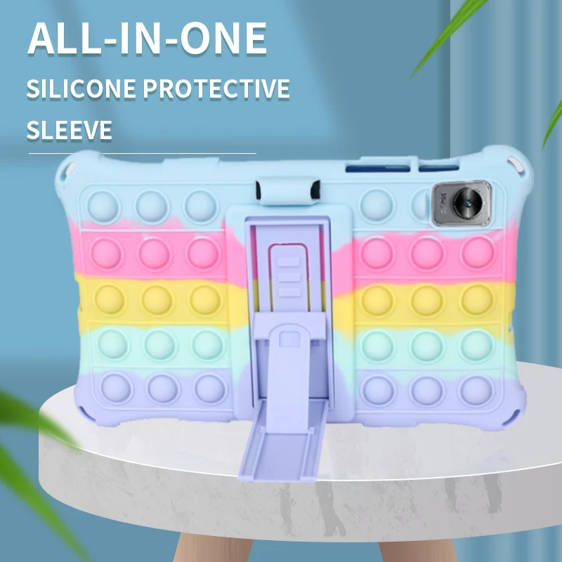 Per Realme Pad Mini Case, Cover Stand Per Realme Pad Mini Tablet Da 8.7 Pollici Cavalletto Custodia Morbida In Silicone Custodia Protettiva