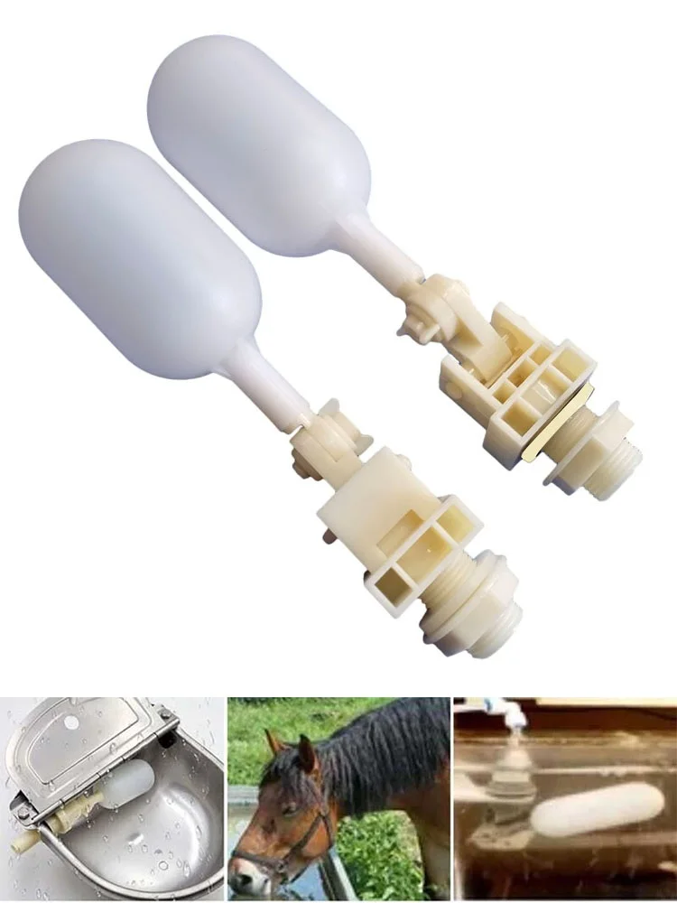 2pcs Automatic Water Level Control Valve Float Ball 0.02-1.0MPA Water Pressure Adjusting Tank Trough Pool Spa Hardware