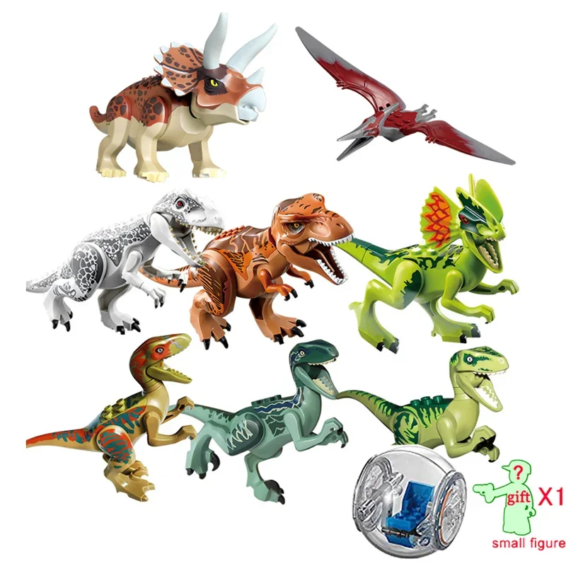 Jurassic World Building Blocks Dinosaurs Figures Bricks With