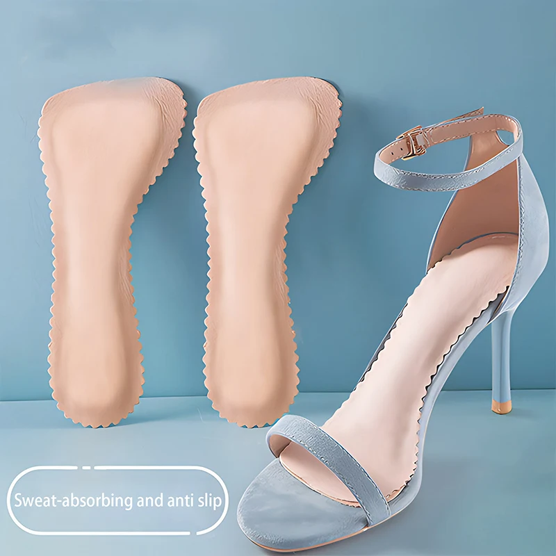 

Sandals Insoles Self-adhesive Non-slip Women Shoes Pads Breathable High-heeled Shoe Soft Cushion Sole Stickers Orthotics Inserts