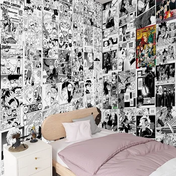 อะนิเมะภาษาอังกฤษยอดนิยม 21x30 ซม.20/30/40pcs มังงะสติ๊กเกอร์ติดผนังอะนิเมะวอลล์เปเปอร์พิมพ์อะนิเมะสติกเกอร์วัยรุ่นตกแต่งห้อง 1