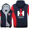 International Harvester Hoodies Men Coat Winter Warm Fleece International Harvester Sweatshirts Jacket 2