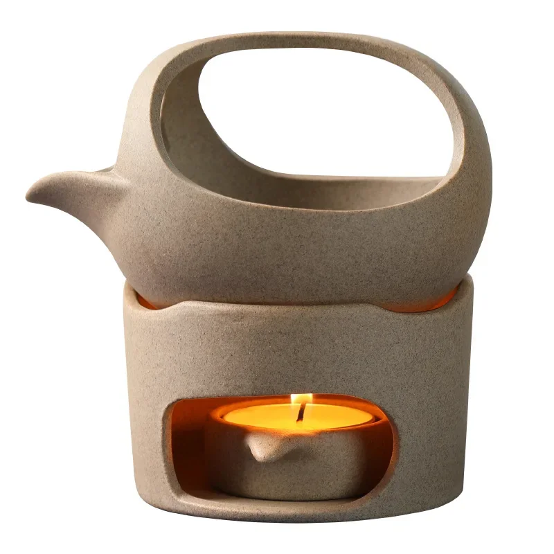 Retro Ceramic Tea Oven Home Tea Roasting Awakening Candle Heating Oven