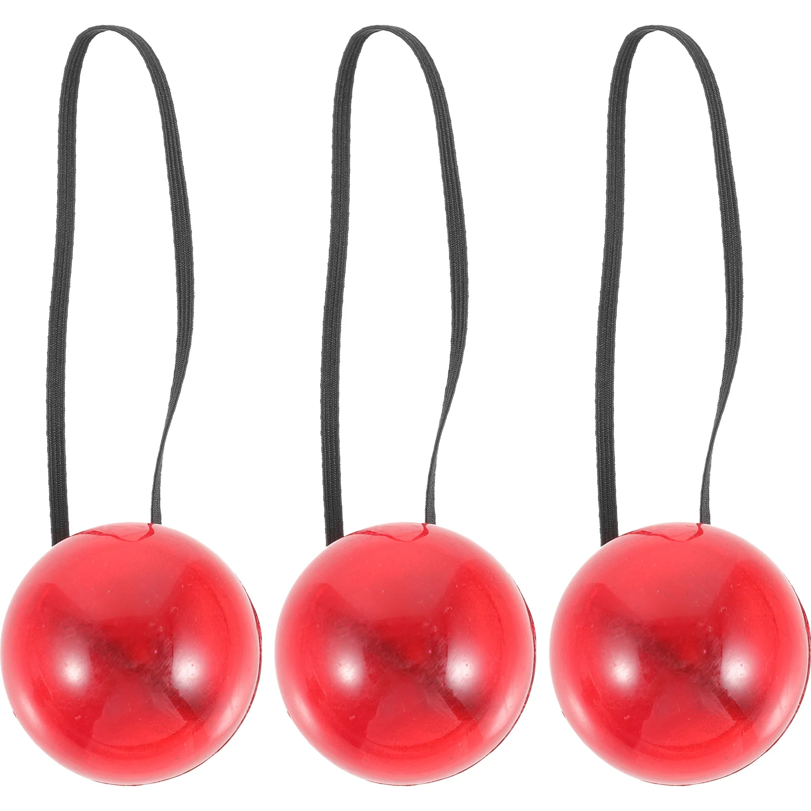 

3 Pcs Clown Nose Performance Accessory Prop Accessories Party Decor Plastic Glowing Noses Flashing