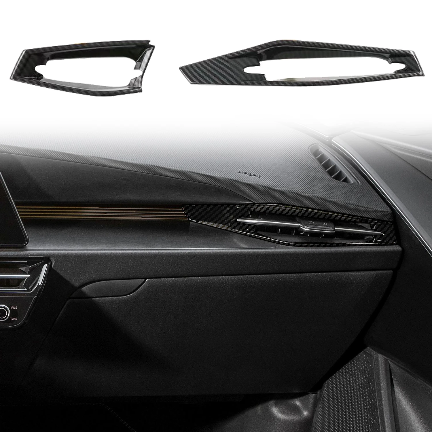 

Для Kia Niro 2022 2023 LHD! 2 шт., Крышка вентиляционного отверстия для салона приборной панели