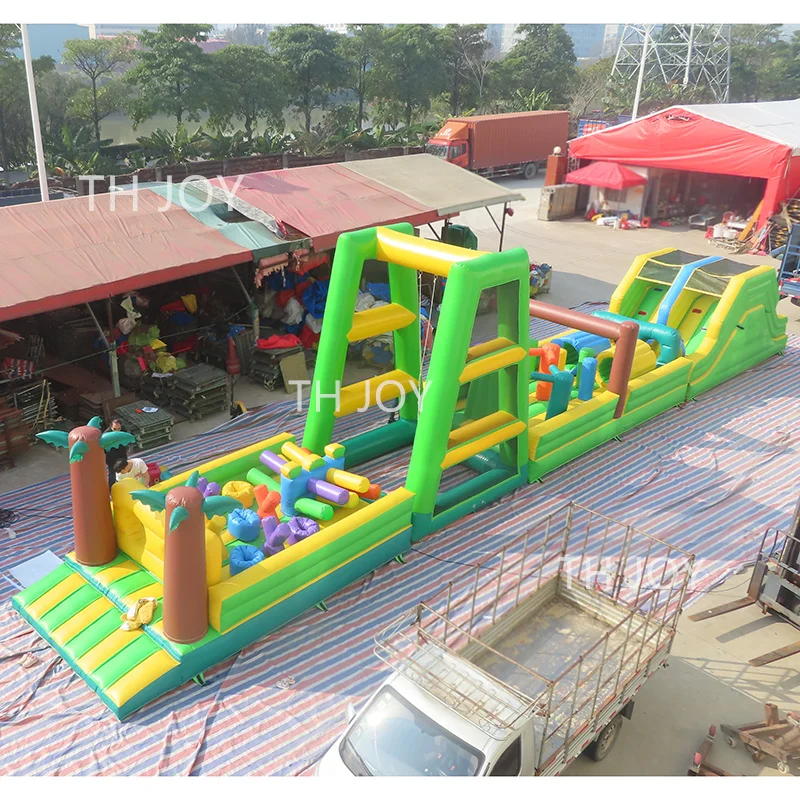 

free sea ship to port, outdoor interactive challenge inflatable obstacle course,forest animal bouncer jumping slide sport games