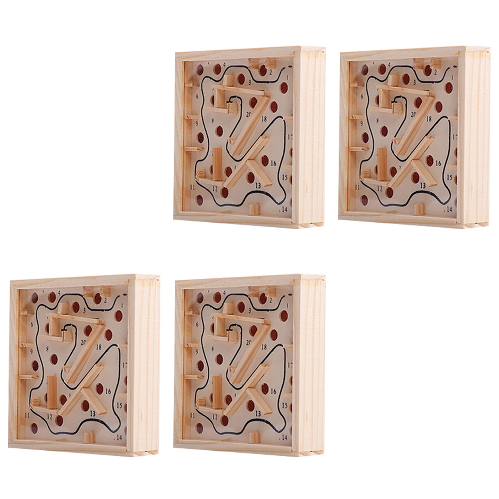 

Palm Maze Wooden Puzzle Bead Rolling Toy Driving Beads Board Game Labyrinth Kids Puzzles