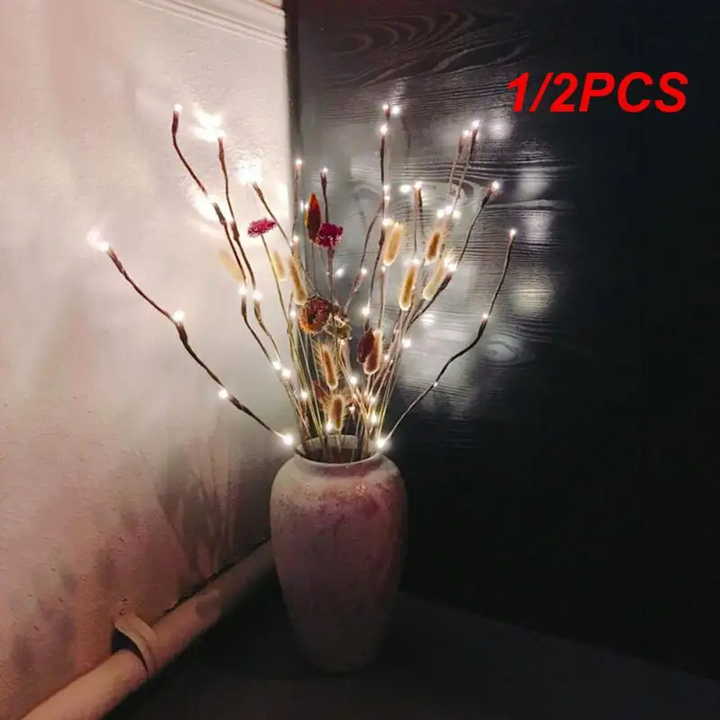 

1/2PCS Bulbs LED Branch Lights Decorative Lamp Natural Vase Filler Willow Lighted Branch Home Christmas Wedding Decorative