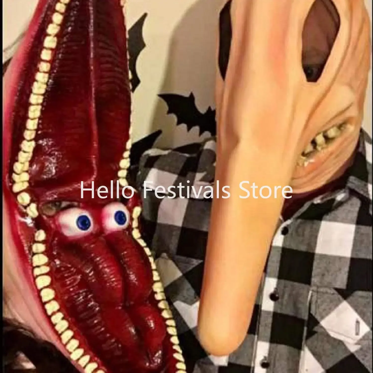 Adam Barbara Full Face Headgear for Halloween Cosplay Prop Scary Halloween Mask Carnival Masquerade Party Dress Up Fright Props