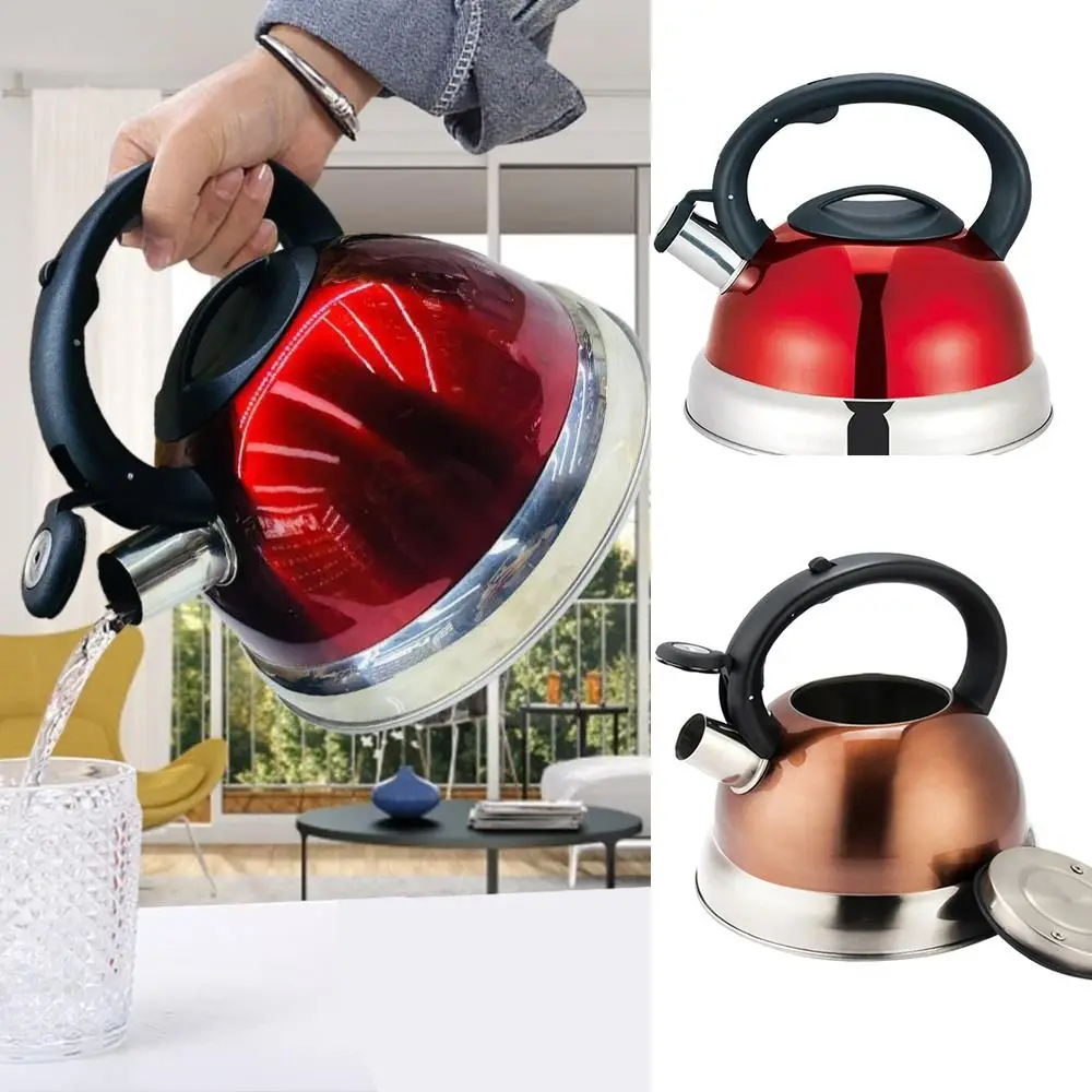 3l Stainless Steel Whistling Kettle Induction Cooker Tea Gas Stove Pot
