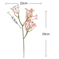 30Heads 29cm Babies Breath Artificial Flowers Plastic Gypsophila DIY Floral Bouquets Arrangement for Wedding Home Decoration 6