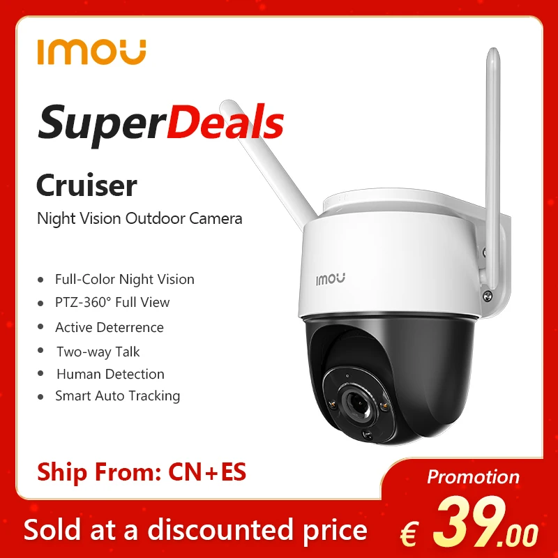 Surveillance Camera Outdoor Human Detection  Camera Imou Cruiser Two-way  Audio - Ip Camera - Aliexpress