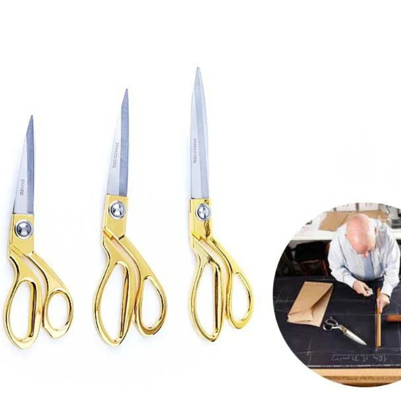 Professional Sewing Scissors 8 Inch - Stainless Steel Fabric Shears For Tailoring, Dressmaking, Crafting
