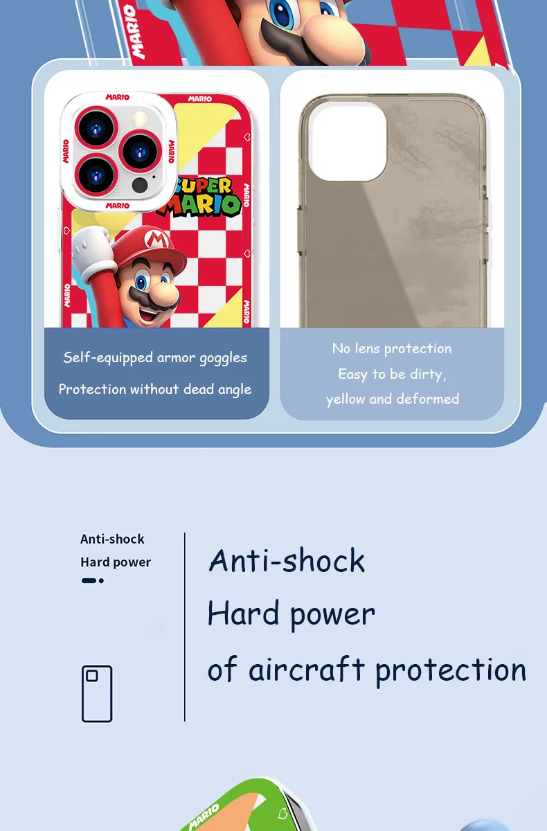 Funda para Huawei P20 Lite/Nova3E silicona líquida suave de dibujos  animados Super Mario Brothers teléfono cubierta completa carcasa