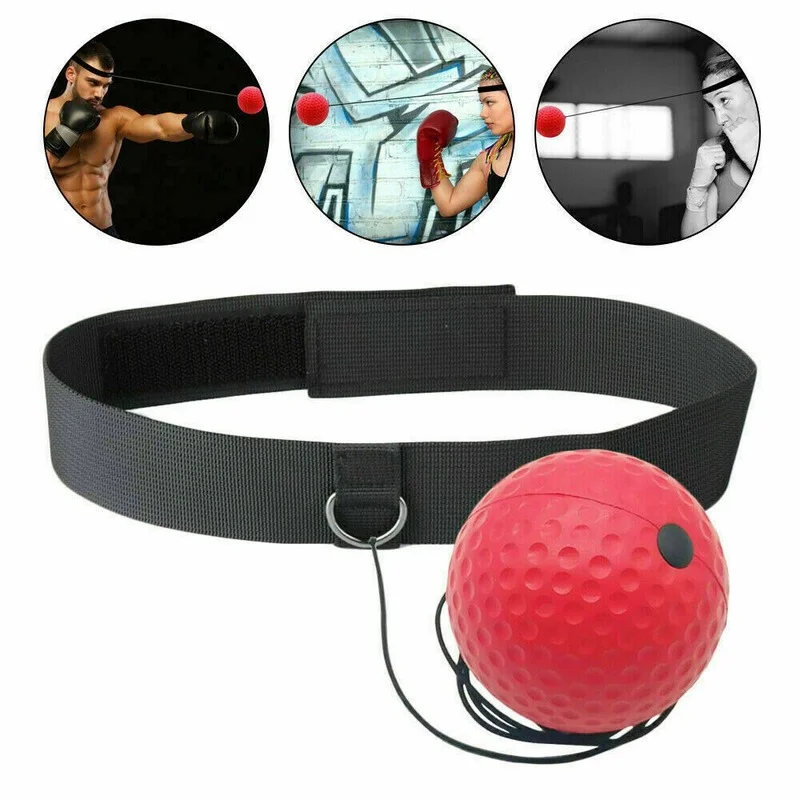 Kick Boxing Reflex Ball with Head Band Fighting Toy Speed Training Punch Ball Muay Exercise Kid Adults Equipment Sports Props 4