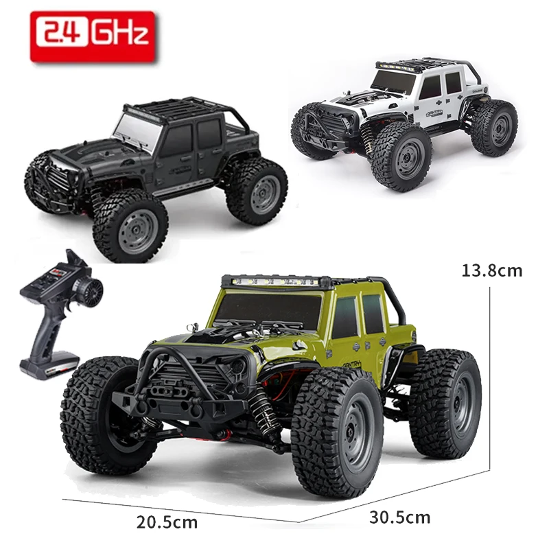 SCY 1:16 4WD RC Car With Led Lights 2.4G Radio Remote Control Cars Buggy Off-Road Control Trucks Boys Toys for Children SCY16103 2