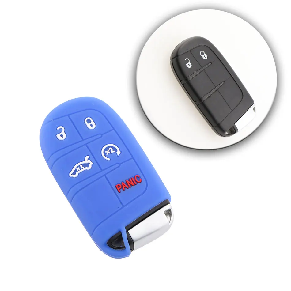 JWWY Carbon Fiber Key Fob Cover For Dodge - Fits Charger, Challenger, RAM 2015-2025, Protective Case With ABS Plastic - View #12