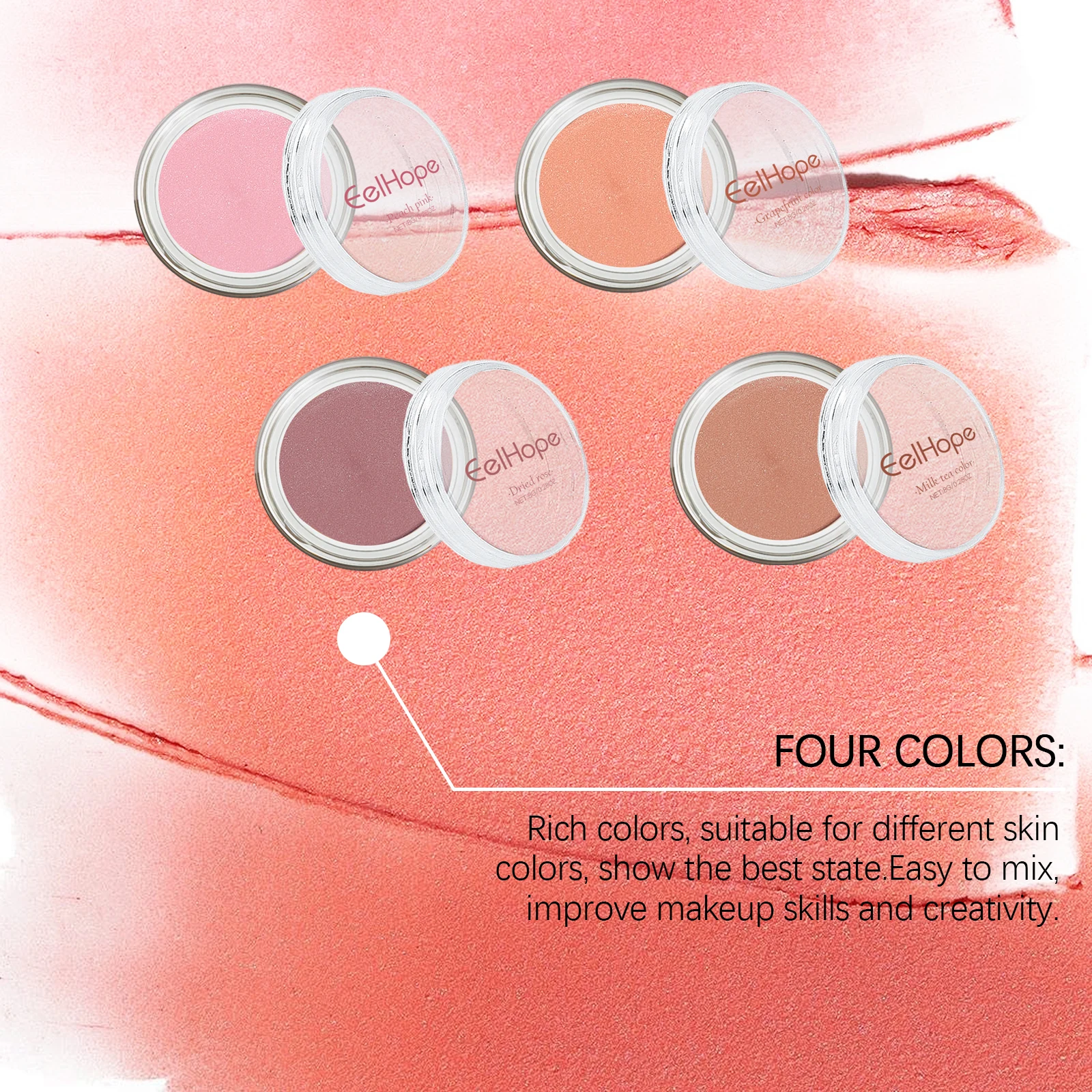 High Coverage Concealer Corrector Velvet Shimmer Blush Mud Waterproof Foundation Highlighter Pen for Face Makeup Base Cosmetics 5
