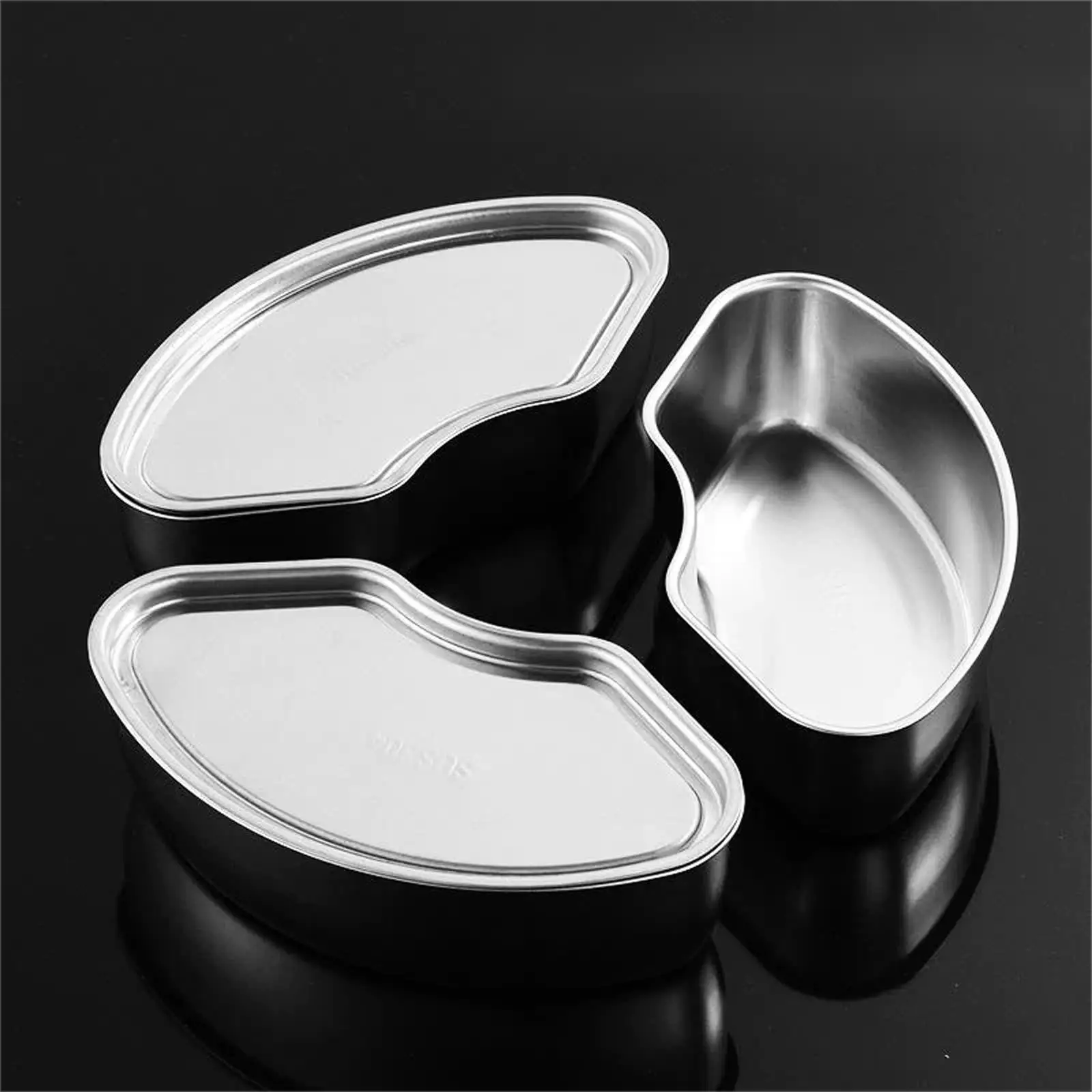 Food Steamer Box Tray Set Stackable Multifunctional Scalloped 3Pcs Steamer Insert for Pot for Seafood Dumplings Veggie Soup Meat