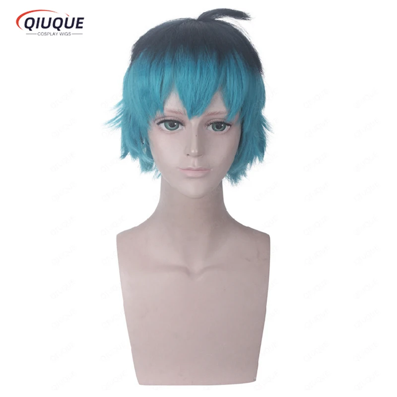 Luka Couffaine Cosplay Wig Short Black Blue Hair Cosplay Anime