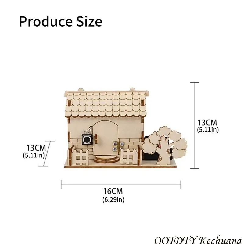 32GC DIY 초인종 과학 키트 스템 학습 장난감 어린이 과학 교실 사용 및 가정 실험을위한 쉬운 장난감