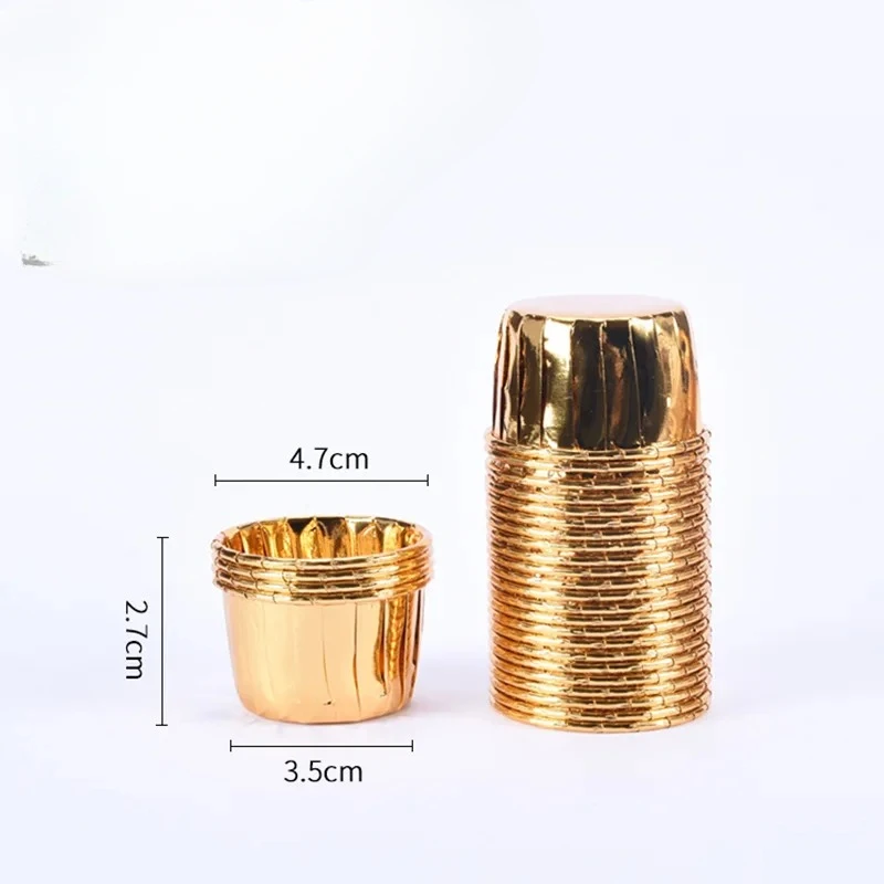 Mini Cupcake Vormpjes Papier - 3,8 cm (50 stuks)