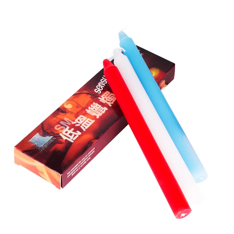 Long three low-temperature candles adult products fun candles Dichen medical beauty wax tricolor mix