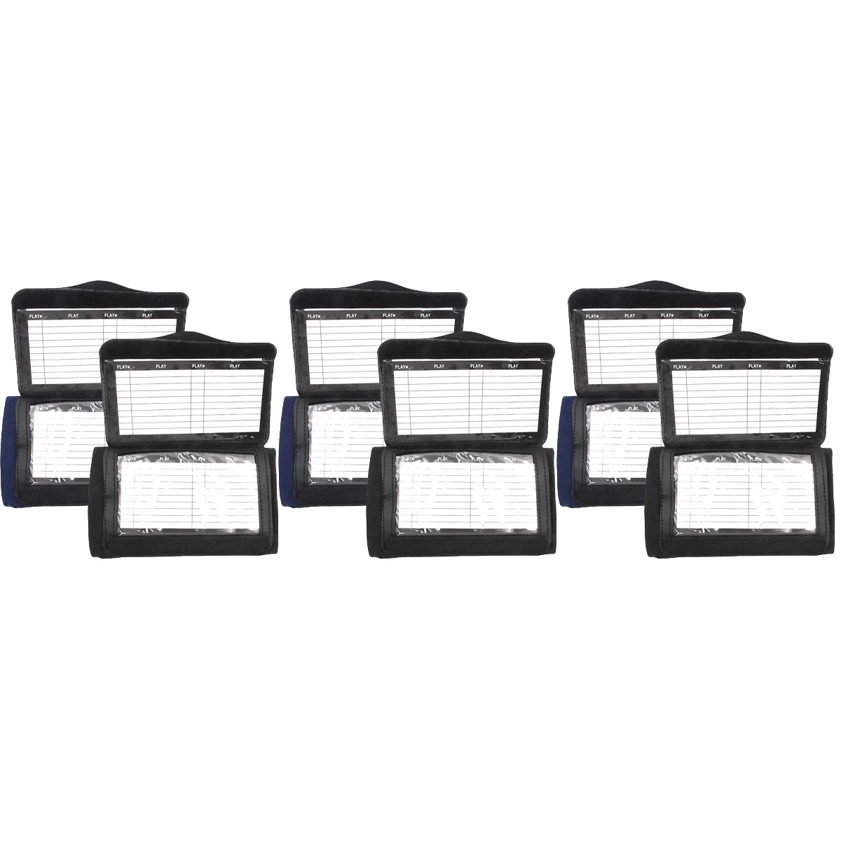 

6 pcs Football Wristband Football Youth Catcher Wristband Play Card