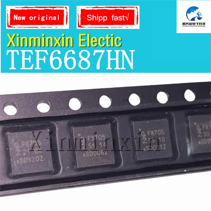 1-10개/몫 F8705 TEF6687HN QFN-32 IC 칩 원본 재고 있음