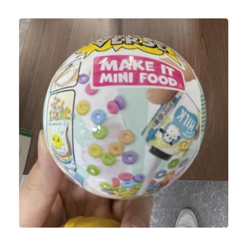 Miniverse Mini Food Mga Toy Miniature Plastic Fashion Surprise Ball Blind Box Kidsren's Handmade DIY
