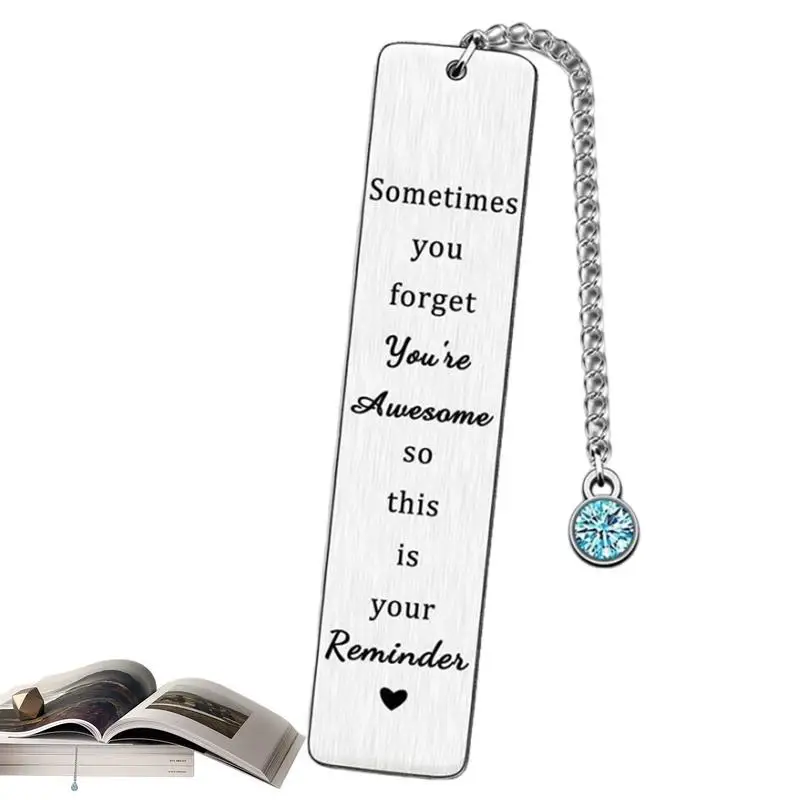 

Bookmarks For Reading Stainless Steel Inspirational With Pendant Bookmark Rustproof Steel Bookmarks Reading Marking Accessories
