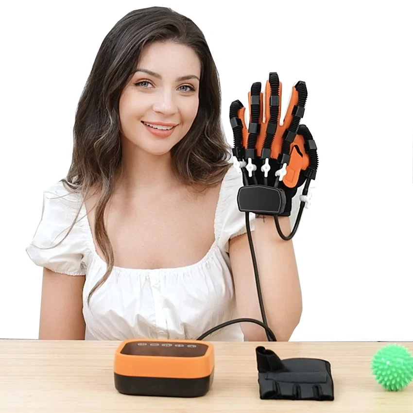 

physical therapy equipments hemiplegia stroke electric finger trainer robot glove for hand rehabilitation