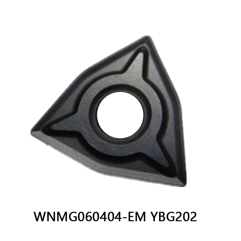

Оригинальный WNMG 060404 WNMG060404-EM YBG202 токарный инструмент токарный станок Режущий инструмент WNMG060404 для стали нержавеющая сталь чугун карбид