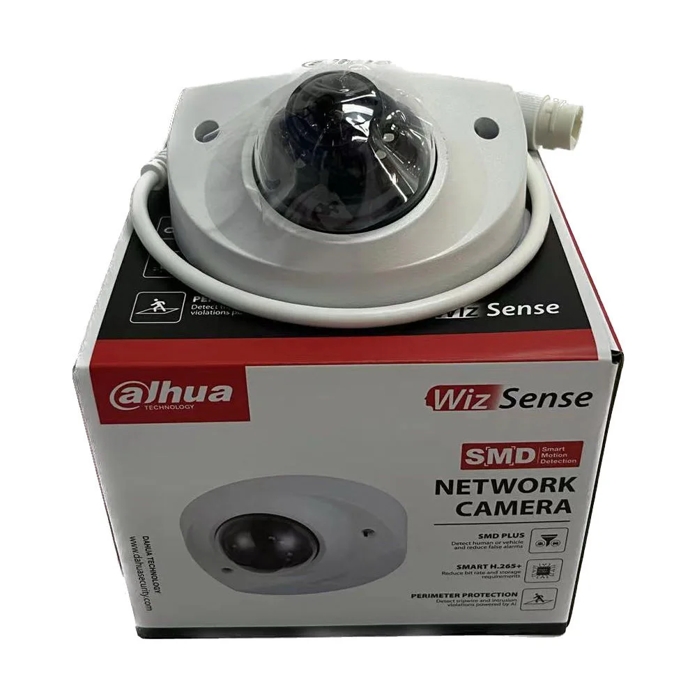 

Dahua IPC-HDBW3441F-AS-S2 4MP IR Fixed-focal Dome WizSense Network Camera PoE Built-in Mic Motion Detection IP Camera