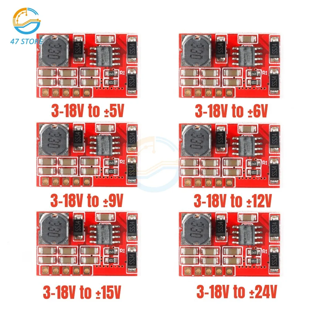 DC-DC 3-18V Повышающий Модуль источника питания усилитель конвертера Step Up Circuit Board ± 5V 9V 12V 15V 24V Step-Down Converter