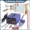 853D 2A Smd Rework Station  Soldering Iron Estacion De Soldadura Hot Air Rework Station Quick Hot Air  Hot Air Soldering Station 1