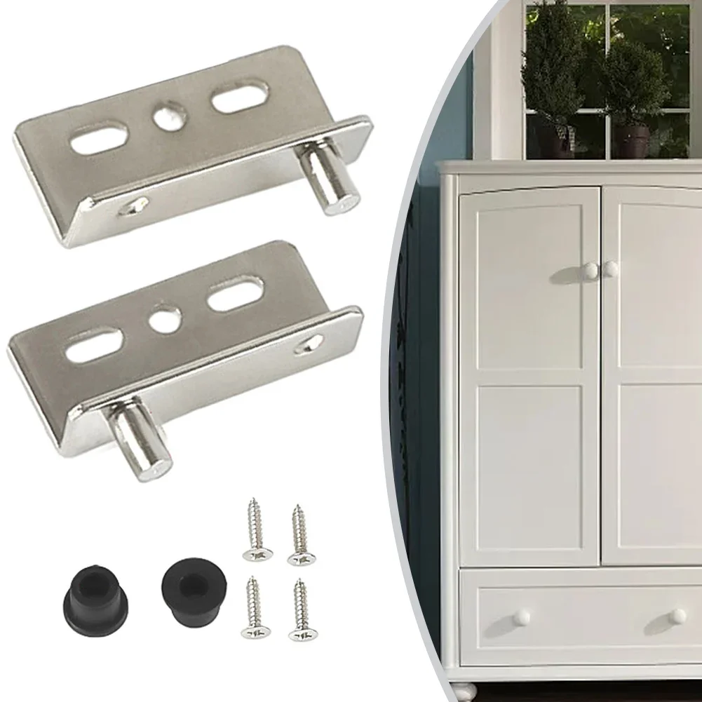 2Pcs Door Hinges Concealed Shaft For Wood Doors