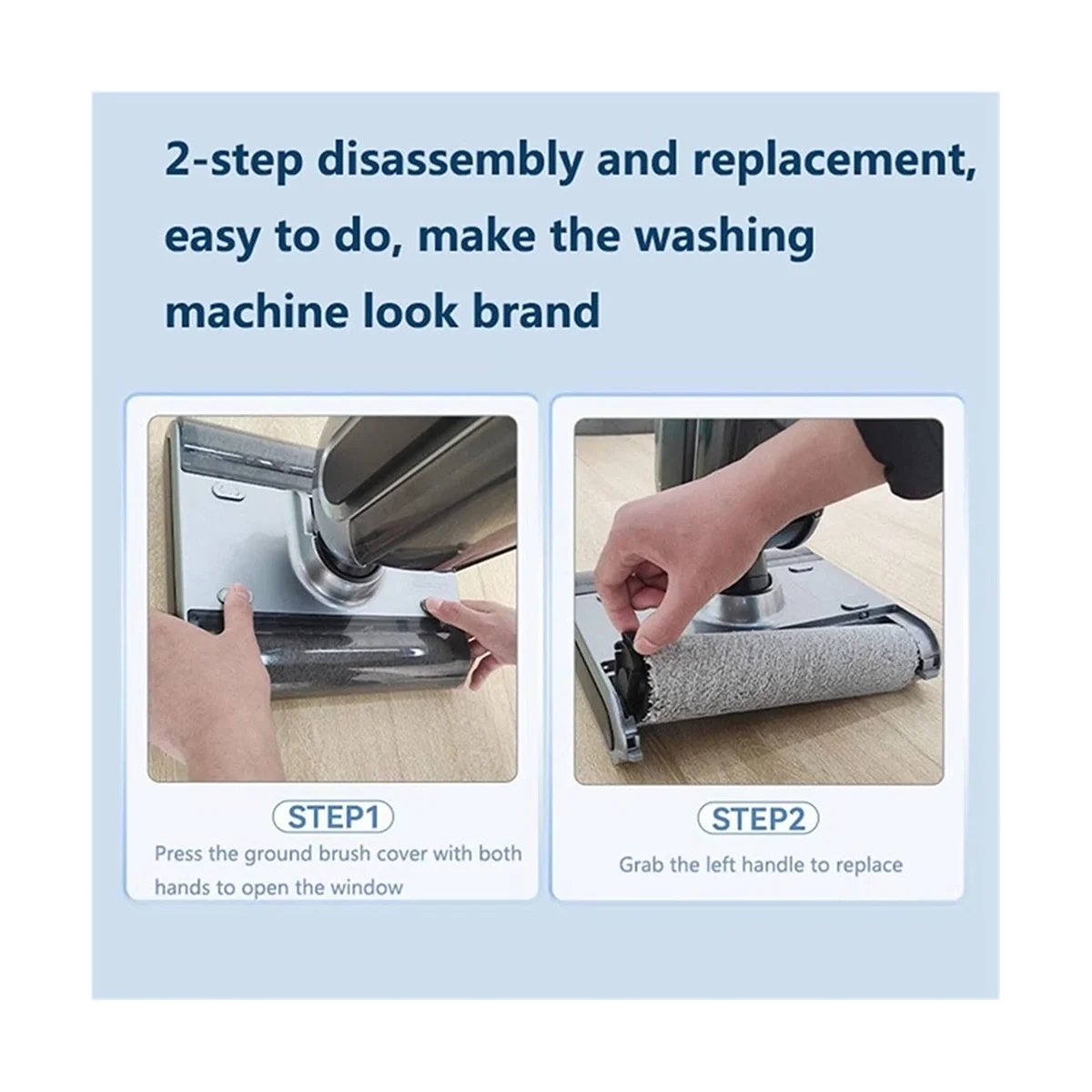 Parti Del Kit Di Spazzole A Rullo Di Ricambio Per Uwant X100 X100 Pro Wet Dry Sweeper Cleaning Tool Mian Brush Home