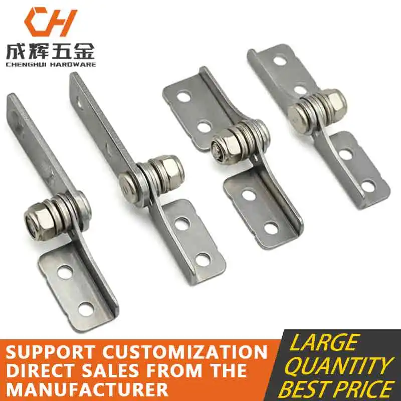 Adjustable high torque damping rotating shaft 304 stainless steel random stop torque hinge metal damping hinge positioning loose