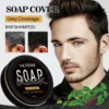 Hair Shampoo Soap Cover Gray Hair Dye Canas Hair Dye Shampoo Black Soap White Hair To Black Soap Cover Black Shampoo Bar Soap 2