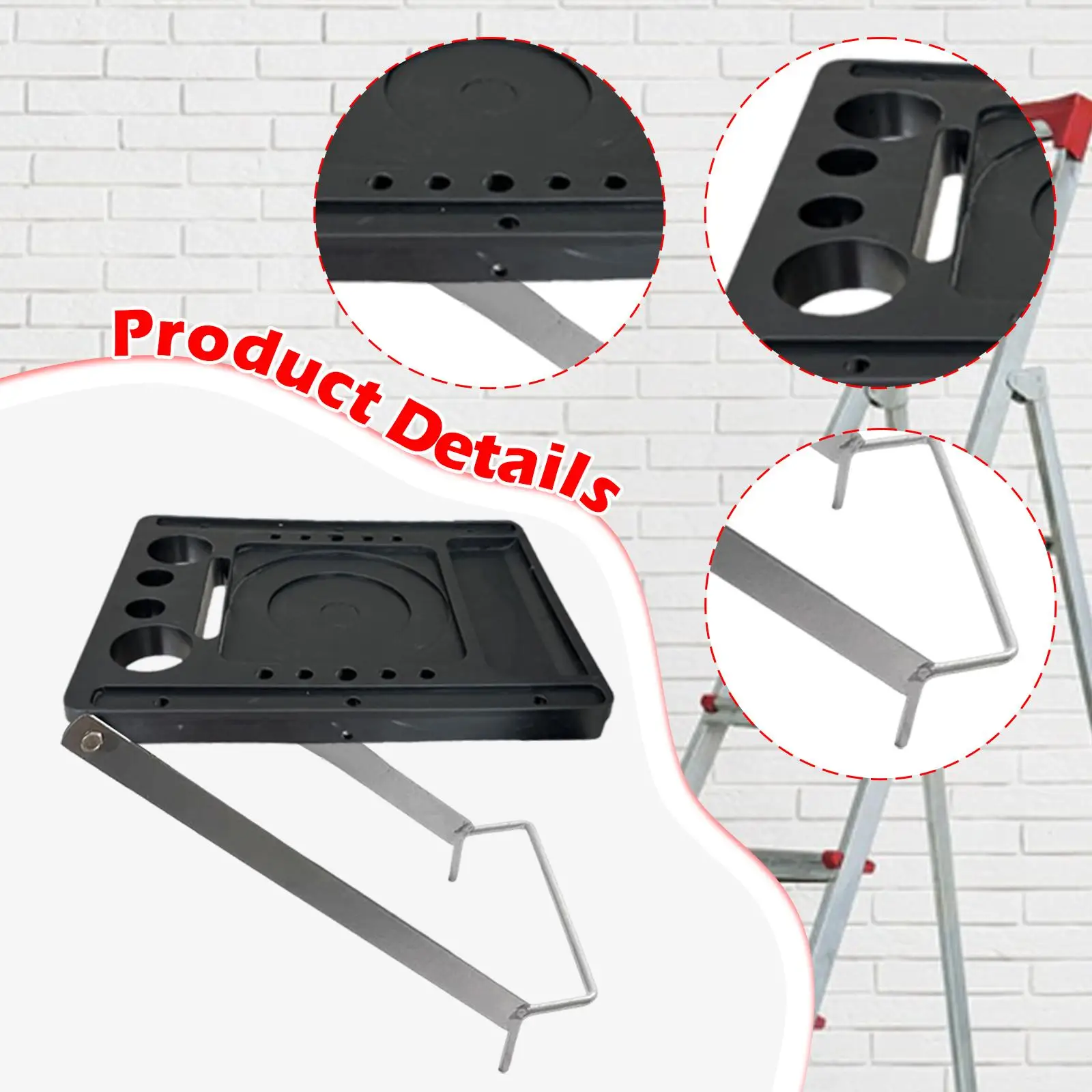 Ladder Work Platform Wide Pedal Equipment Portable Multifunction Work Ladder Tray for Working Kitchen Office Home Painters Ladder Work Platform Wide Pedal Equipment Portable Multifunction Work Ladder Tray for Working Kitchen Office Home Painters
