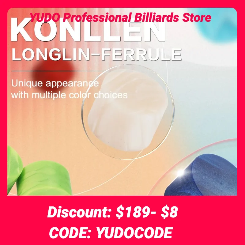 

Konllen Juma Dragon Carom Cue Ferrule Height 10mm Tip 14.5mm Billiard Pool Ferrule Professional Durability Billiard Ferrule