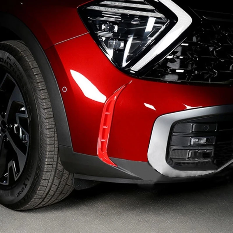

Car Front Foglight Lamp Eyebrow Cover Trim Bumper Grills Protector Frame Styling Accessories For Kia Sportage NQ5 2021 2022 2023