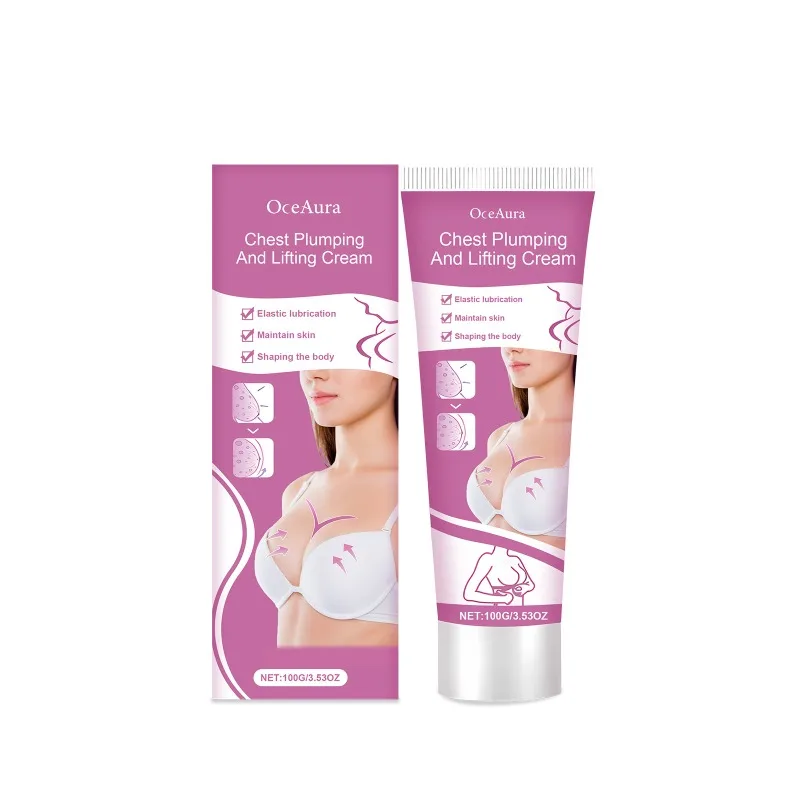 Chest Plumping And Lifting Cream Size Up Enhancer Improve Breast Flat Sagging Bust Lifting Firming Plumping Boobs Growth Cream breast firming cream