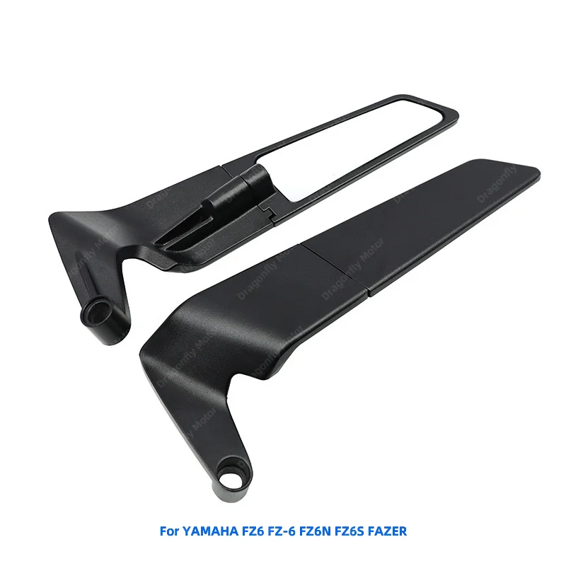 야마하 FZ6 FZ-6 FZ6N FZ6S 용 알루미늄 백미러, 오토바이 윙 미러, 회전 백미러, 신제품