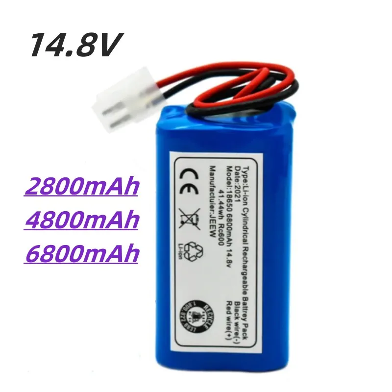 

2023New original Rechargeable 14.8V 6800mAh Battery Robotic Vacuum Cleaner Accessories Parts For Chuwi ilife A4 A4s A6