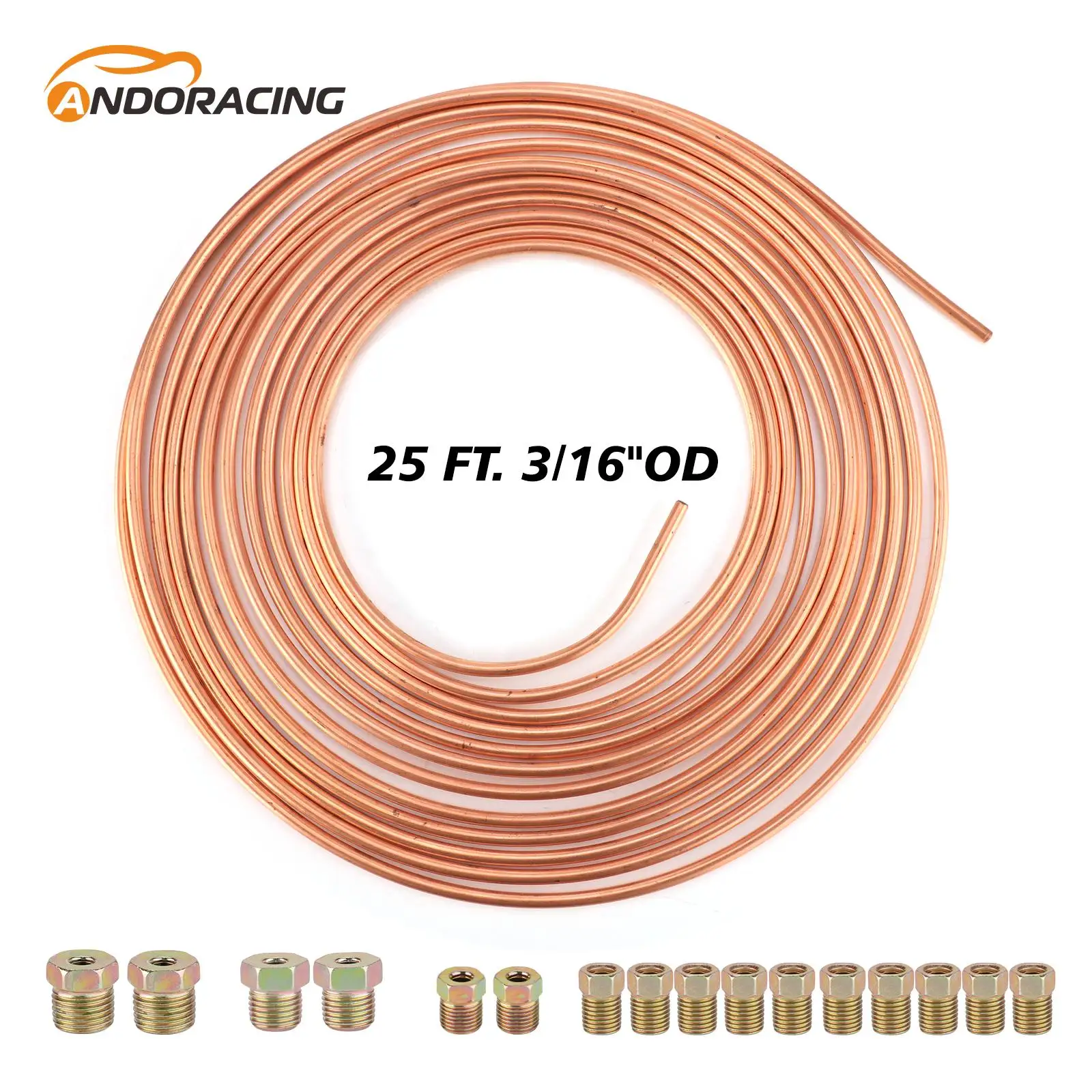 25ft 7.62m Car Roll Tube Coil of 3/16